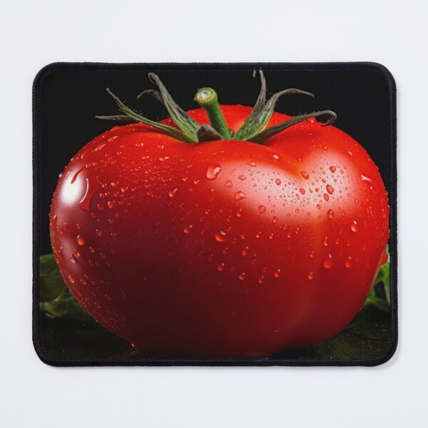 Item preview, Tomato on black background designed and sold by Alenus.