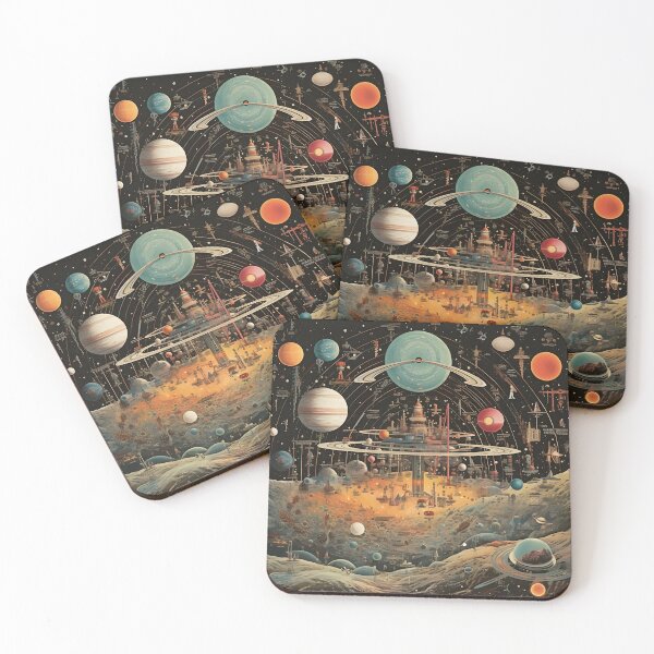 Item preview, Vintage Space Collage designed and sold by Shirtastically.