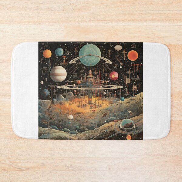 Item preview, Vintage Space Collage designed and sold by Shirtastically.