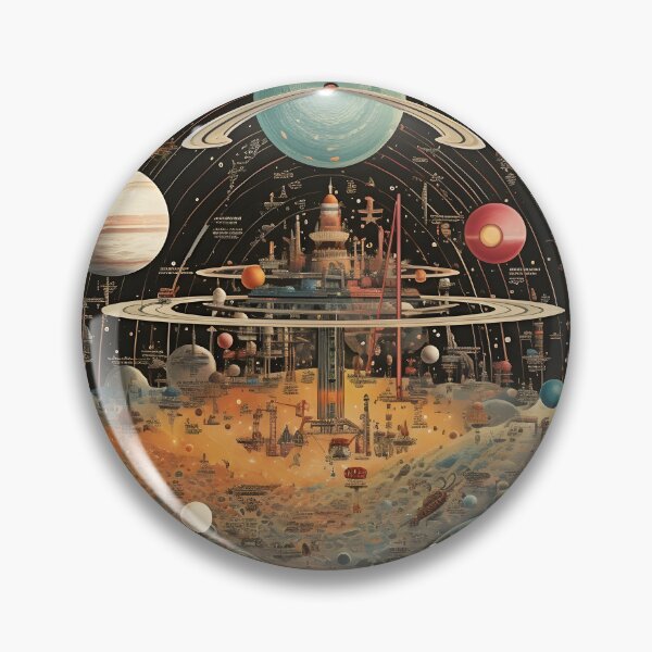 Item preview, Vintage Space Collage designed and sold by Shirtastically.