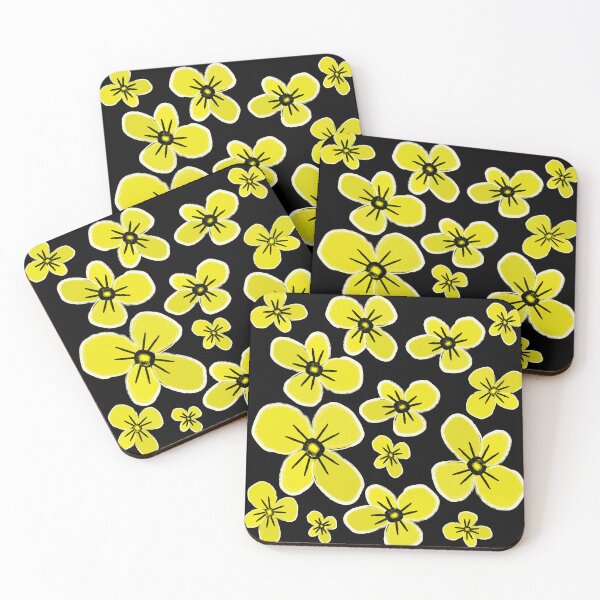 Item preview, pop art flowers pattern designed and sold by pauloneill-art.