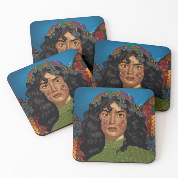 Item preview, Kurdish Girl with Deq designed and sold by ElifsArt.