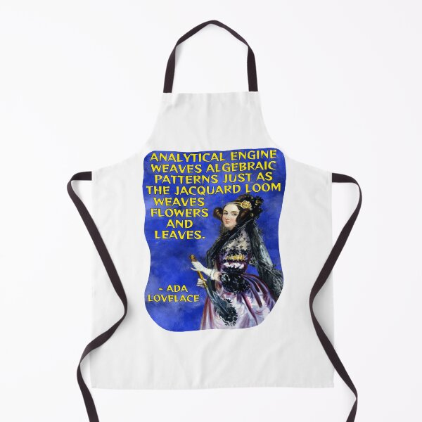 Item preview, Radical Feminist Quote - Ada Lovelace - Analytical Engine Weaves Algebraic Patterns Just As The Jacquard Loom Weaves Flowers And Leaves designed and sold by LethalPixieDust.