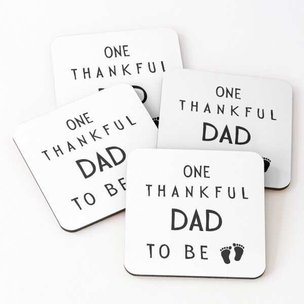 Item preview, pregnancy announcement one thankful dad to be  designed and sold by ZArtful-Attire.