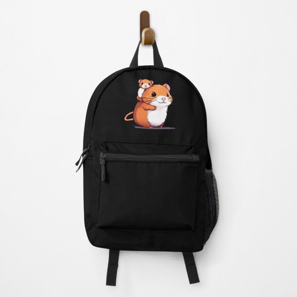 Item preview, Mommy & Baby Hamster (Black) designed and sold by vasetti-press.
