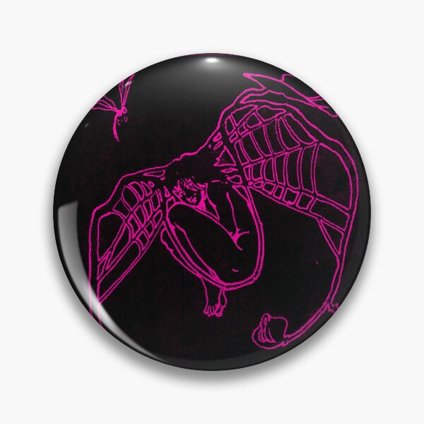 Item preview, Art Nouveau Vignettes - Hot Pink designed and sold by toydinosaur.