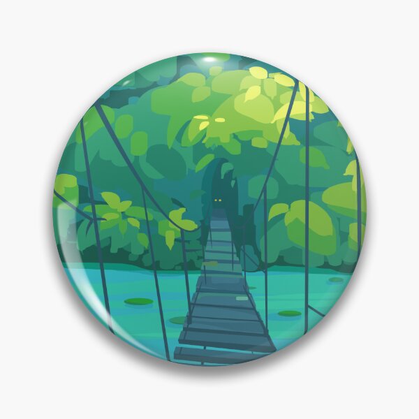 Item preview, Bridge in the jungle designed and sold by tektober.