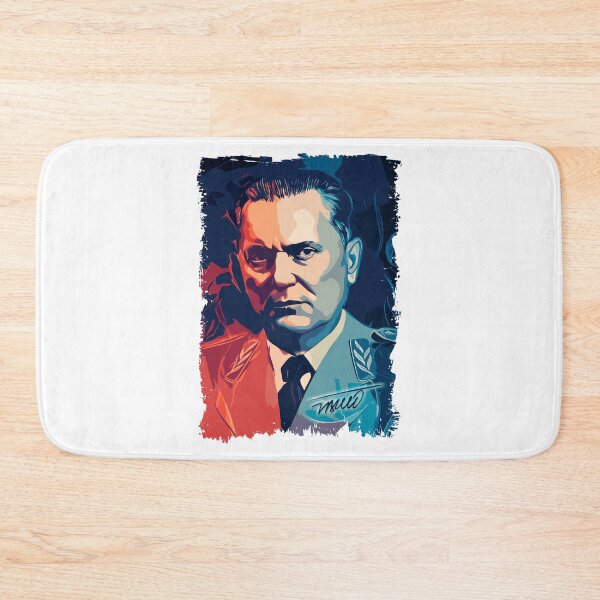 Item preview, Josip Broz Tito the President of Yugoslavia SFRJ Abstract portrait illustration designed and sold by Naumovski.