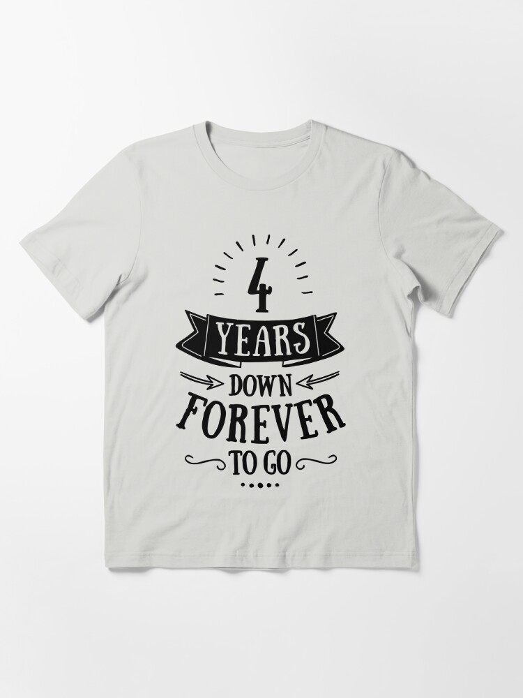 1 Year Down Forever To Go Anniversary Gift, T-Shirt For Couple -  Personalized Gifts: Family, Sports, Occasions, Trending