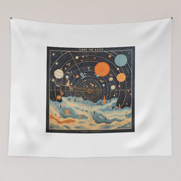 Item preview, Exploring the Mysteries of the Universe through Collage and Information Design designed and sold by Shirtastically.