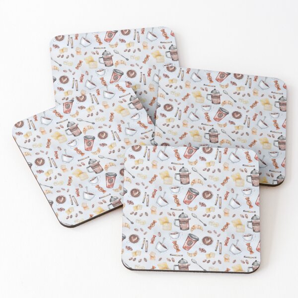Item preview, Cute Coffee Lovers designed and sold by ArtbyCharmante.