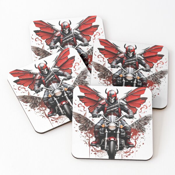 Item preview, Motorcyclist on a black and red motorcycle designed and sold by wplamkung.