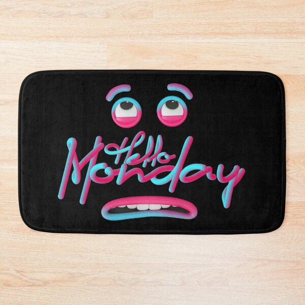 Item preview, hello monday Dissatisfied face designed and sold by ShabayekShop.