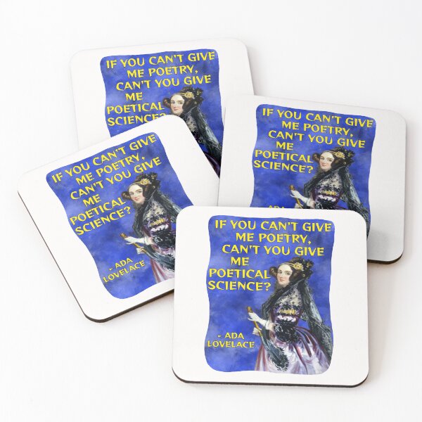 Item preview, Radical Feminist Quote - Ada Lovelace - If You Can't Give Me Poetry Can't You Give Me Poetic Science? designed and sold by LethalPixieDust.