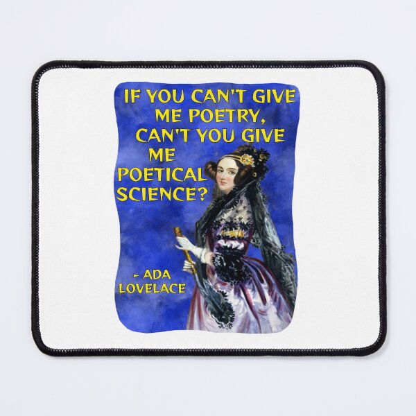 Item preview, Radical Feminist Quote - Ada Lovelace - If You Can't Give Me Poetry Can't You Give Me Poetic Science? designed and sold by LethalPixieDust.