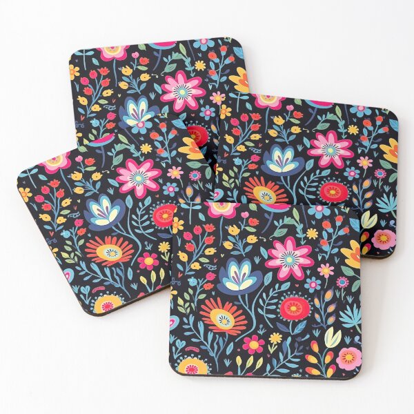 Item preview, Mexican Floral Pattern Colorful Flowers In A Frame 5 designed and sold by elvisg03.