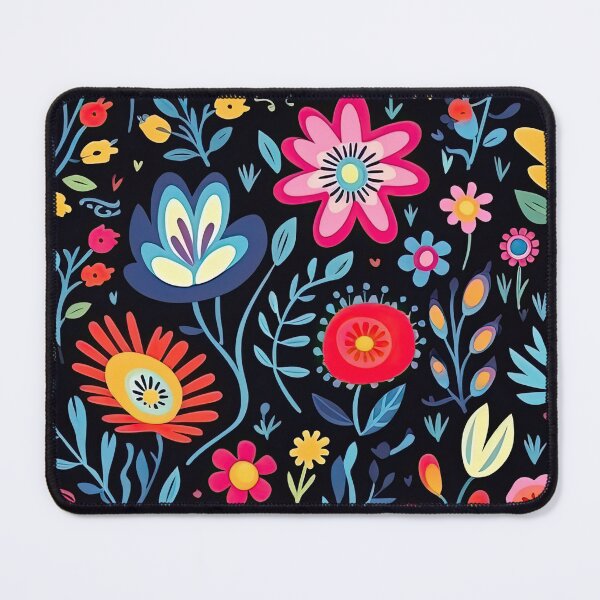 Item preview, Mexican Floral Pattern Colorful Flowers In A Frame 5 designed and sold by elvisg03.