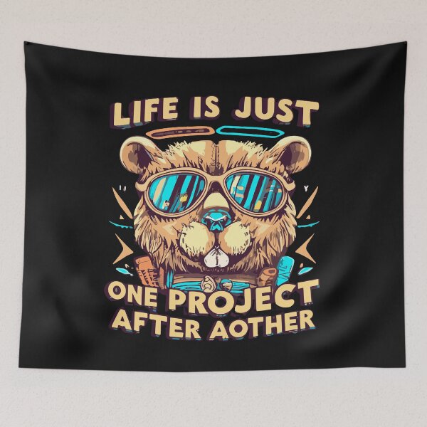 Item preview, Funny Woodworking One Dam Project After Another Beaver  designed and sold by Pitchou07.