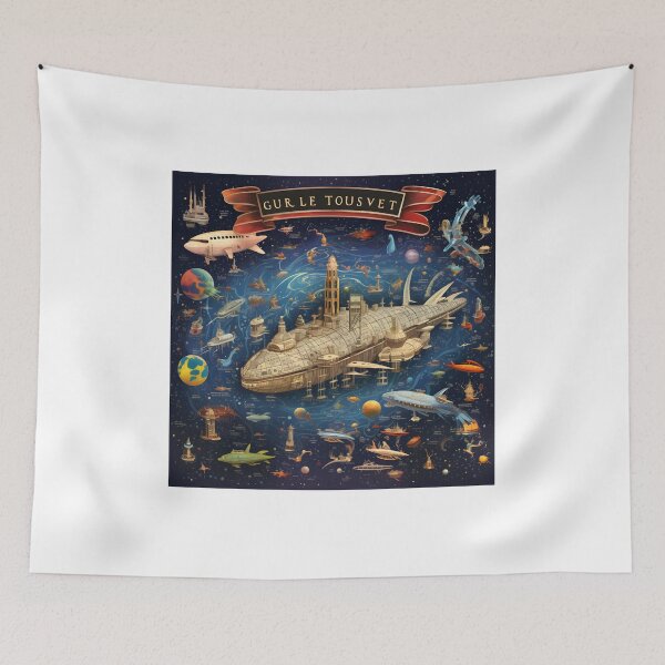 Item preview, Galactic Adventure: A Stunning Collage Created designed and sold by Shirtastically.