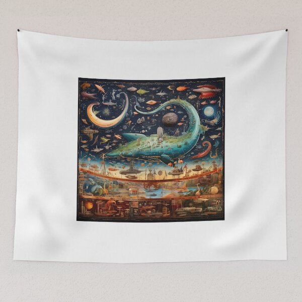 Item preview, Unraveling the Universe: A Vintage-Inspired Collage designed and sold by Shirtastically.