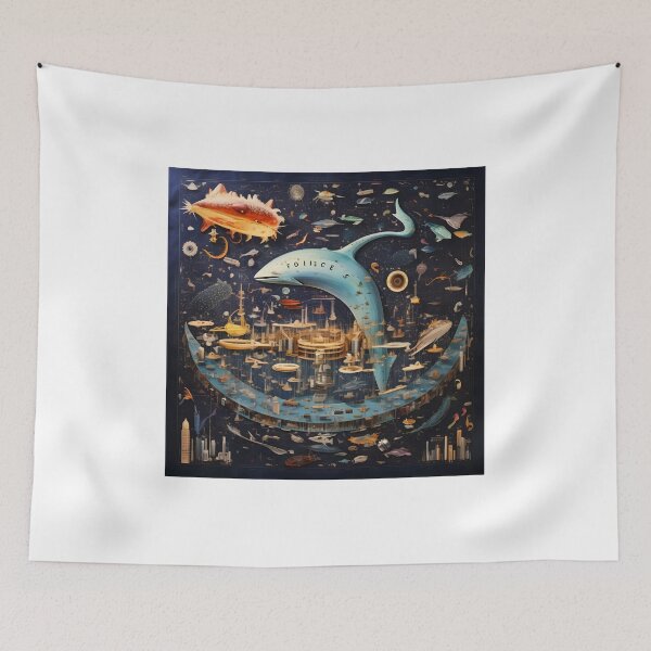 Item preview, Unraveling the Universe: A Vintage-Inspired Collage designed and sold by Shirtastically.