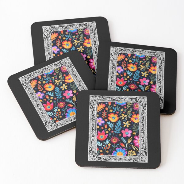 Item preview, Mexican Floral Pattern Colorful Flowers In A Frame 6 designed and sold by elvisg03.