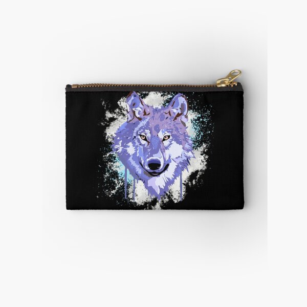 Item preview, Blue wolfdog on artistic splash designed and sold by InverseArt.