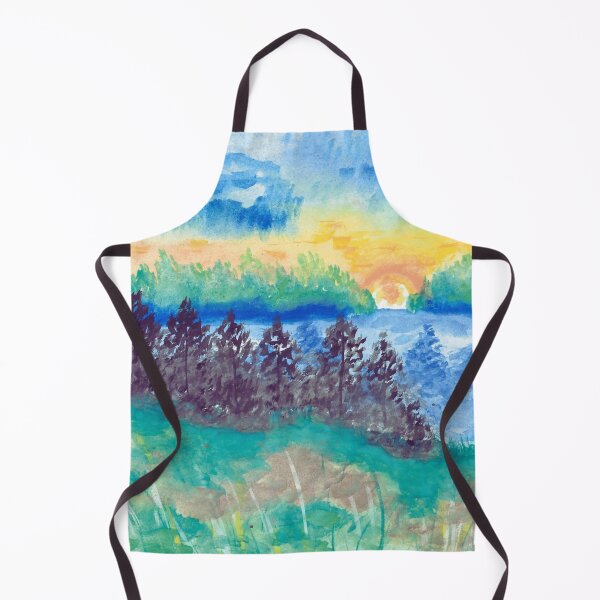 Item preview, "Nature's Serenity" Soothing Watercolor Painting with Vibrant Colors designed and sold by Lunardreams54.