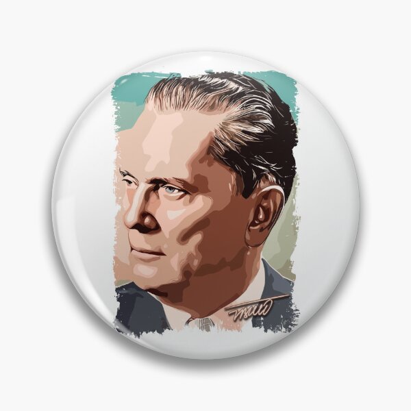 Item preview, Josip Broz Tito the President of Yugoslavia SFRJ Color portrait illustration designed and sold by Naumovski.