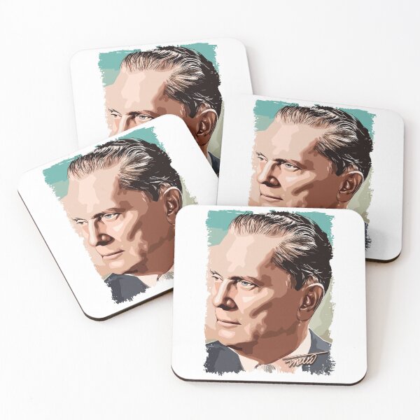 Item preview, Josip Broz Tito the President of Yugoslavia SFRJ Color portrait illustration designed and sold by Naumovski.