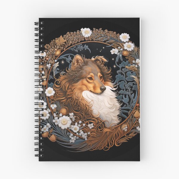 Item preview, Artistic Sheltie Illustration designed and sold by DogLove.