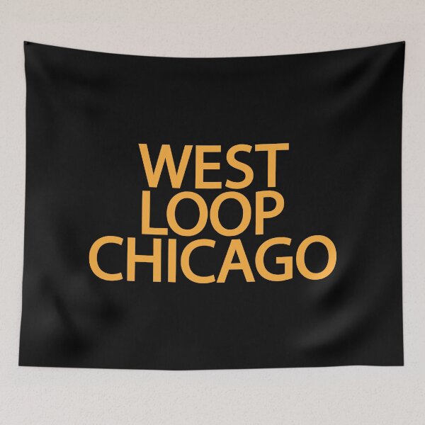 Item preview, West Loop Chicago - Minimal Logo Design - Chicago Neighborhood Series designed and sold by Boogosh.