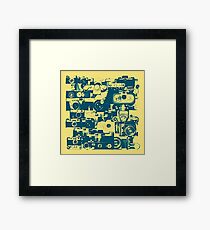 analogue legends Framed Print