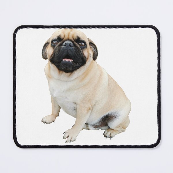 Item preview, cute fat dog puk cut out designed and sold by stickers4your.
