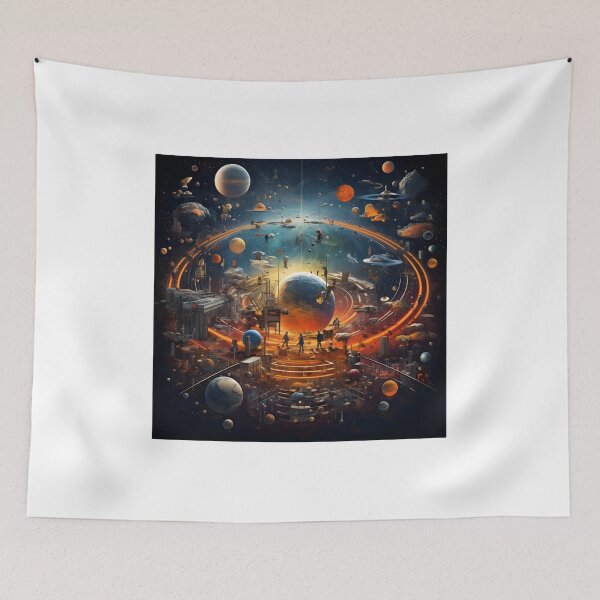 Item preview, Galactic Adventures: A Collage of Space Exploration designed and sold by Shirtastically.