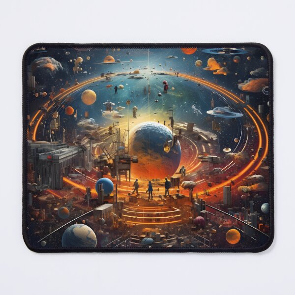 Item preview, Galactic Adventures: A Collage of Space Exploration designed and sold by Shirtastically.