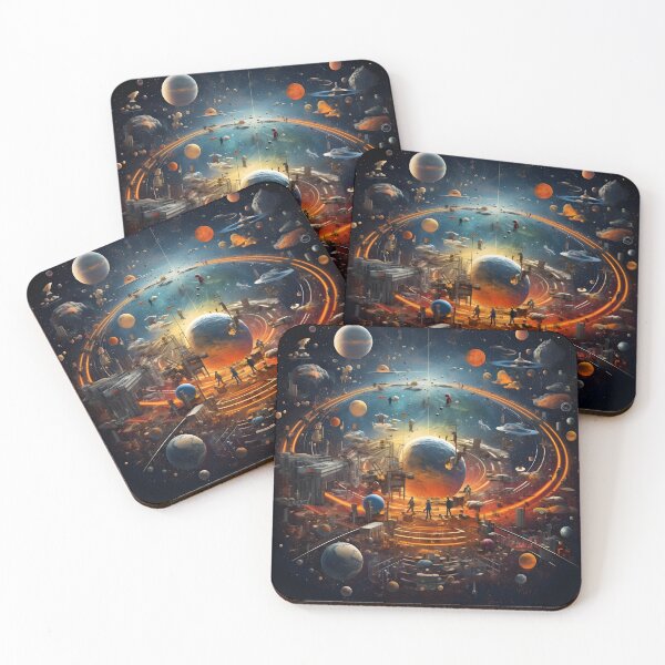 Item preview, Galactic Adventures: A Collage of Space Exploration designed and sold by Shirtastically.