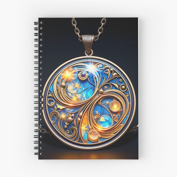 Item preview, Art Nouveau-inspired pendant  designed and sold by Whimsicalhub.
