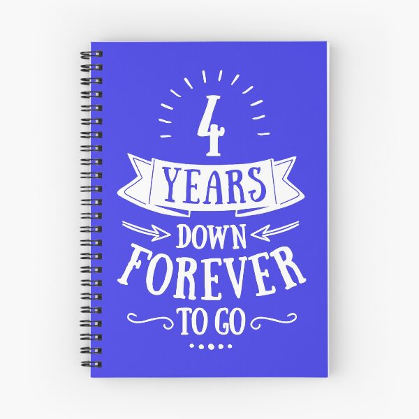 Item preview, Four Years Down Forever To Go - 4th Anniversary Couple Clothing, Phone Cases And Other Gifts designed and sold by MemWear.