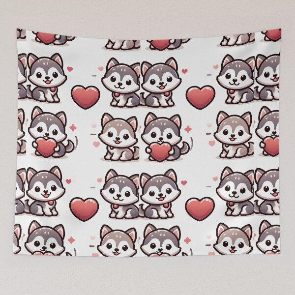 Item preview, Husky Love: Canine Love Affair of Affection designed and sold by Daniel Dudgeon.