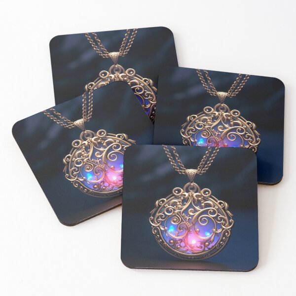 Item preview, Art Nouveau-inspired pendant  designed and sold by Whimsicalhub.