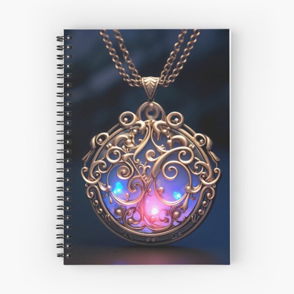Item preview, Art Nouveau-inspired pendant  designed and sold by Whimsicalhub.