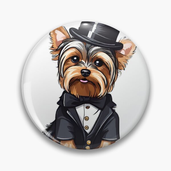Item preview, Yorkie Gentleman designed and sold by ColourCove .