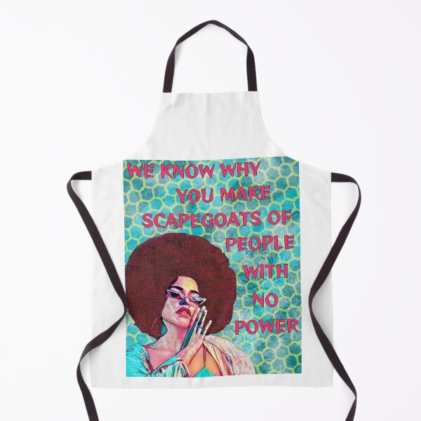 Item preview, Black Feminist Quote - We Know Why You Make Scapegoats Of People With No Power designed and sold by LethalPixieDust.