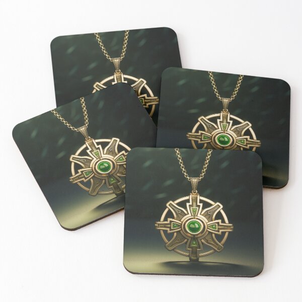 Item preview, Art Nouveau-inspired pendant  designed and sold by Whimsicalhub.