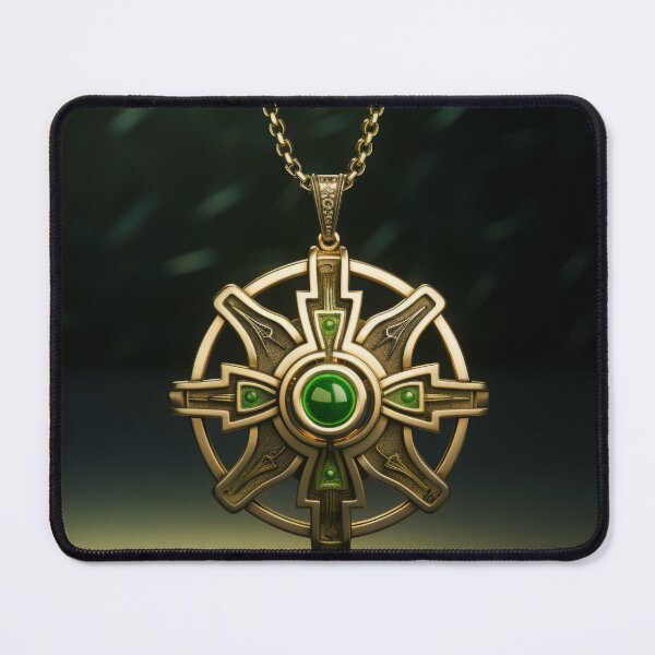 Item preview, Art Nouveau-inspired pendant  designed and sold by Whimsicalhub.
