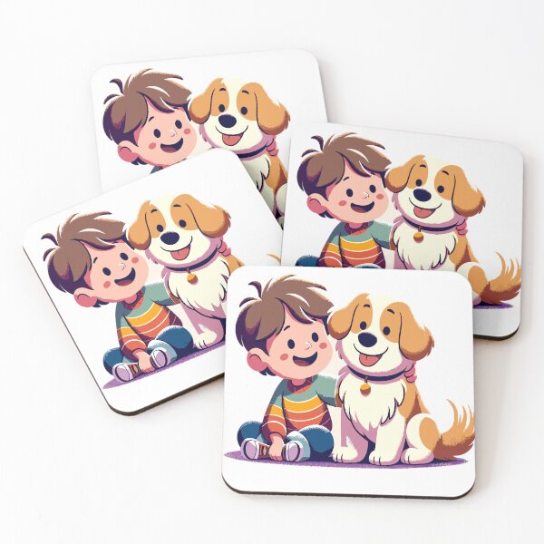 Item preview, Dog and child designed and sold by LongIslandDesgn.
