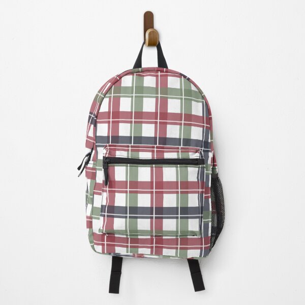 Chequered Christmas Backpack