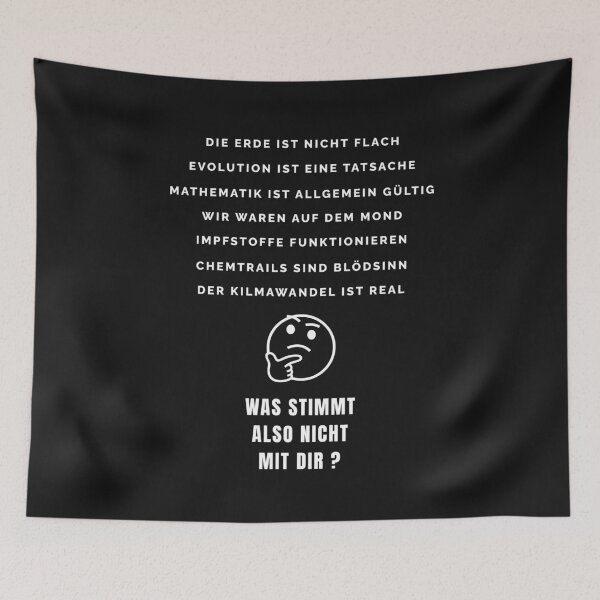 Item preview, So what's wrong with you? Design with funny saying in German designed and sold by Pflugart.