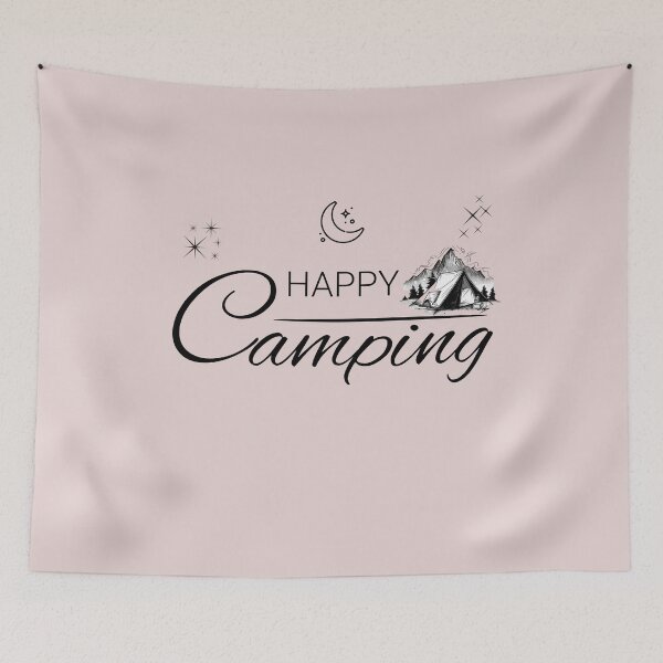 Item preview, Happy camping – Solo traveler – Brave wilderness – Strange wilderness – Wilderness first aid – Wilderness therapy – Wilderness tour – Wilderness island. designed and sold by JansenGS.